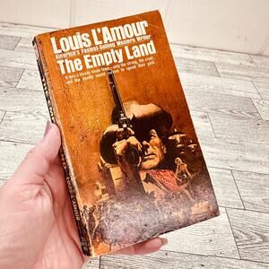 Louis L'Amour The Empty Land‎ - Vtg Western 1971 Paperback Western Novel PB